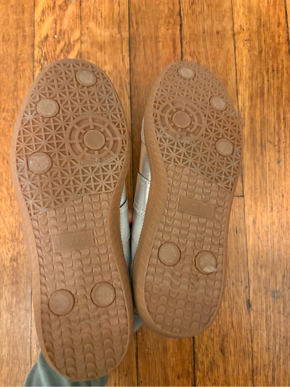 J.Crew Field Sneakers In Silver Metallic - Picture 8 of 10